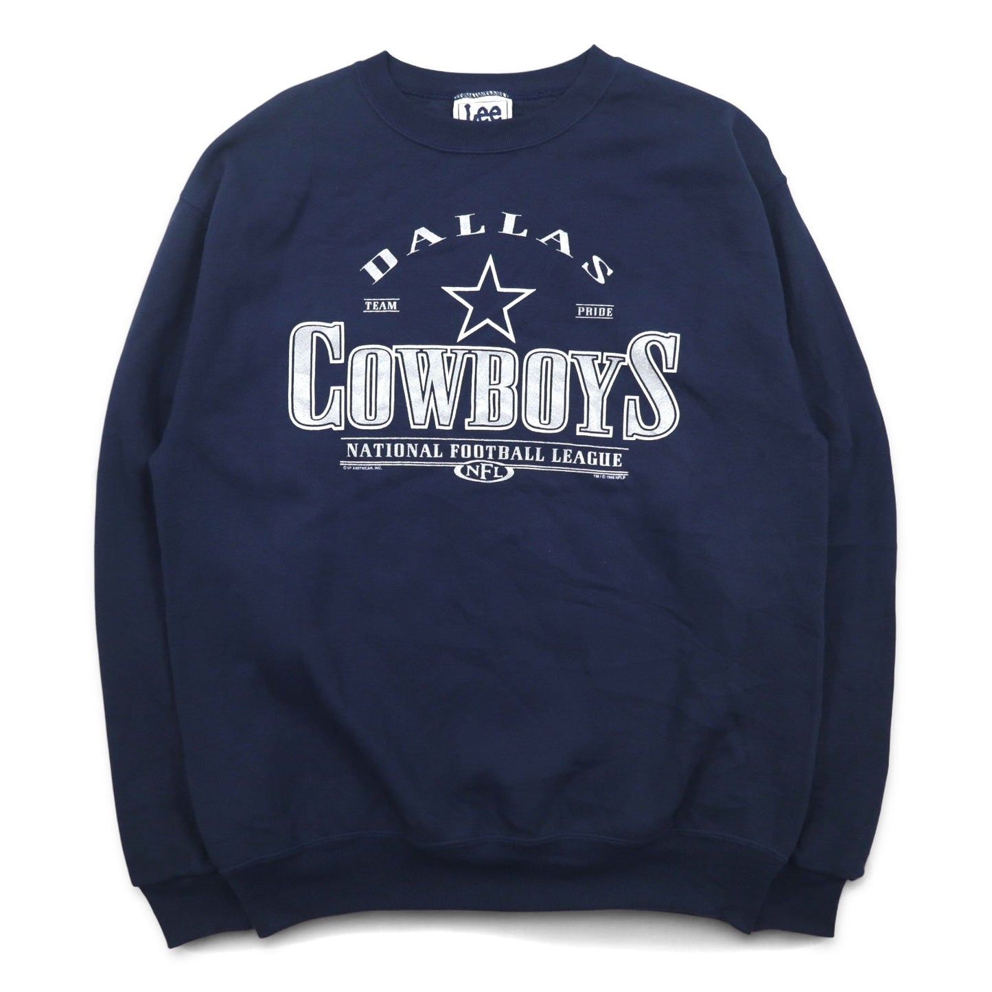 Lee SPORT 90年代 NFL プリント スウェット XL ネイビー コットン DALLAS COWBOYS メキシコ製