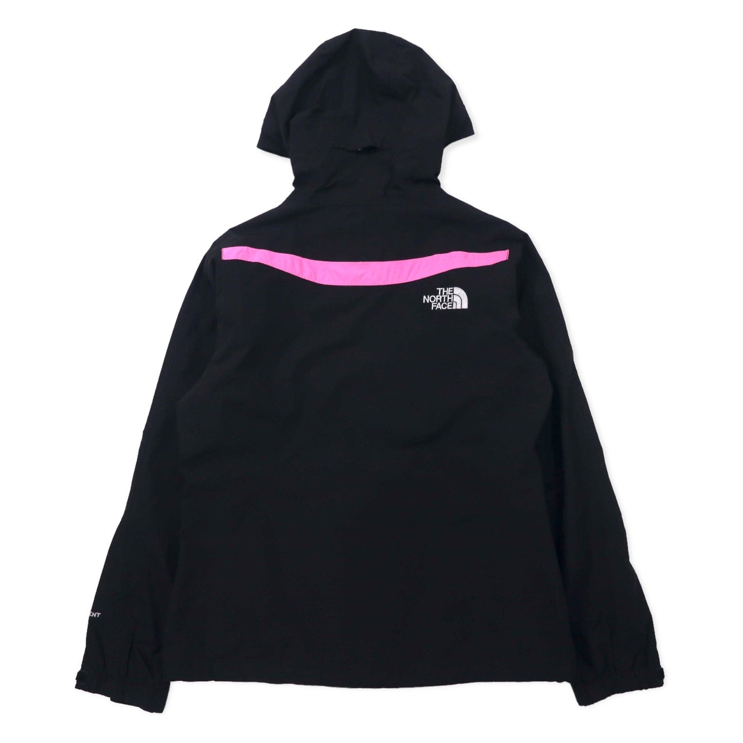 THE NORTH FACE マウンテンパーカー S ブラック ポリエステル HYVENT 防水 透湿 ジップインジップ搭載 ダブルジップ US企画