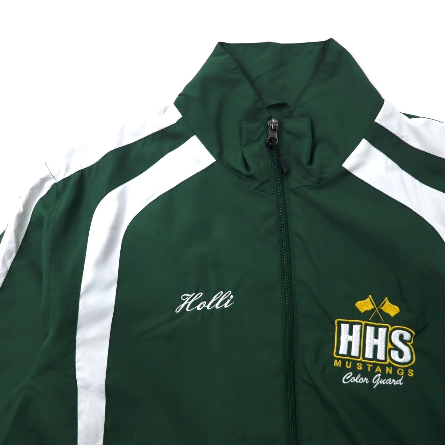 Sport-Tek ナイロンジャケット M グリーン ポリエステル HHS ワンポイント刺繍
