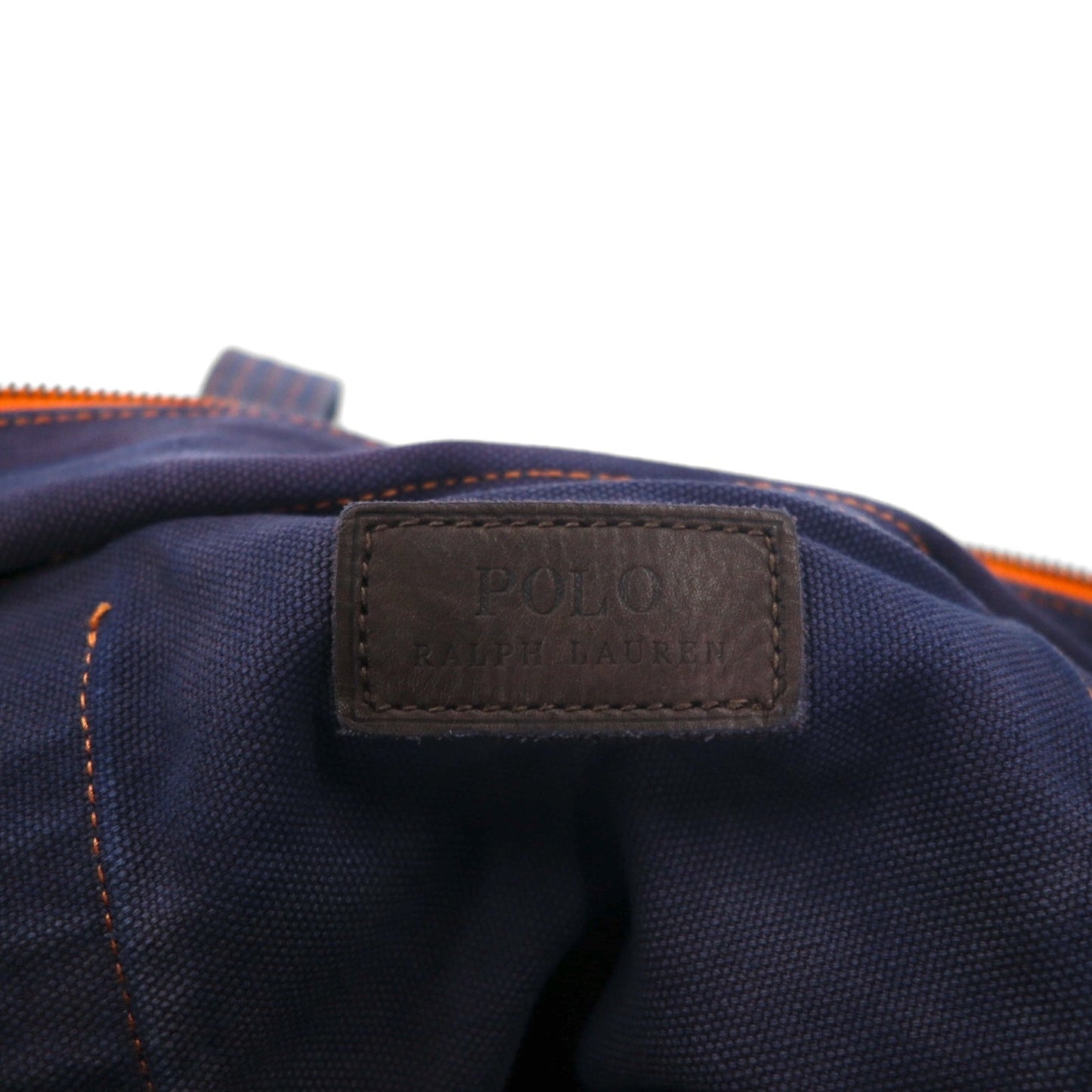 POLO RALPH LAUREN ヴィンテージ加工 トートバッグ ネイビー キャンバス ビッグポニー刺繍