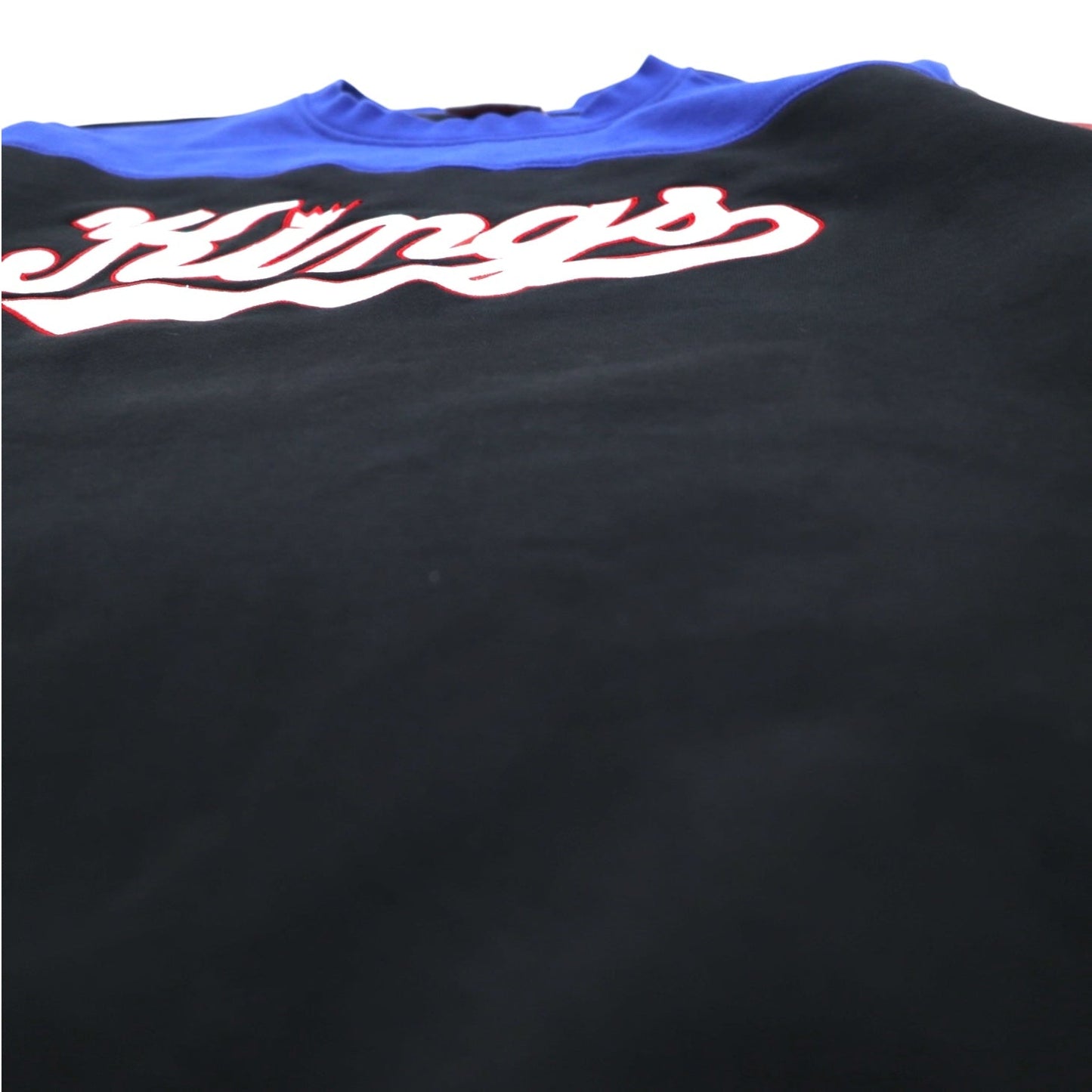 mitchell & ness スウェット L ブラック カラーブロック コットン 裏起毛 NBA KANSAS CITY KINGS