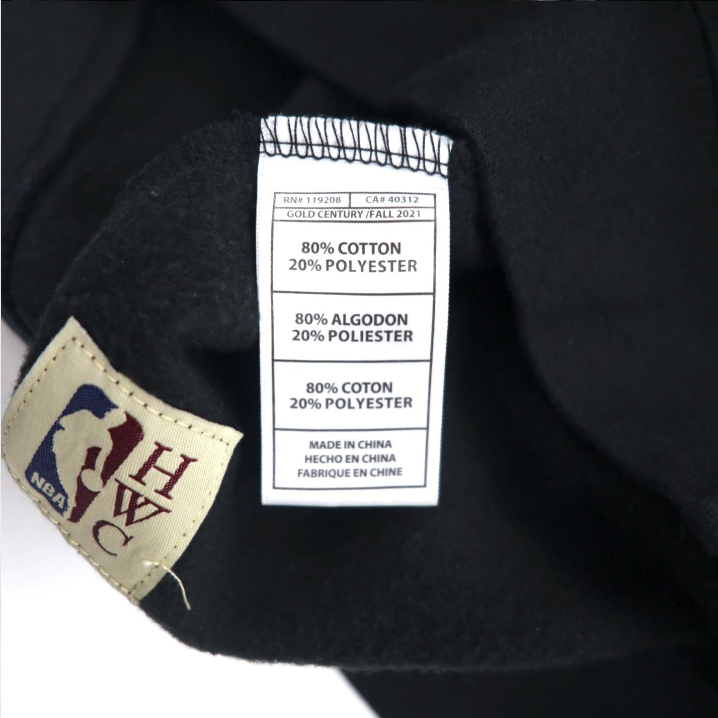 mitchell & ness スウェット L ブラック カラーブロック コットン 裏起毛 NBA KANSAS CITY KINGS