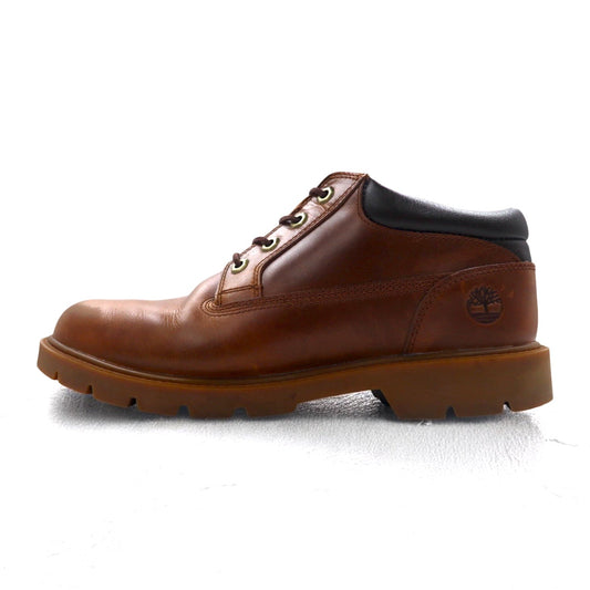Timberland ベーシック オックスフォードブーツ 27cm ブラウン プレミアムフルグレインレザー DEFENDER加工 撥水 A1QWS