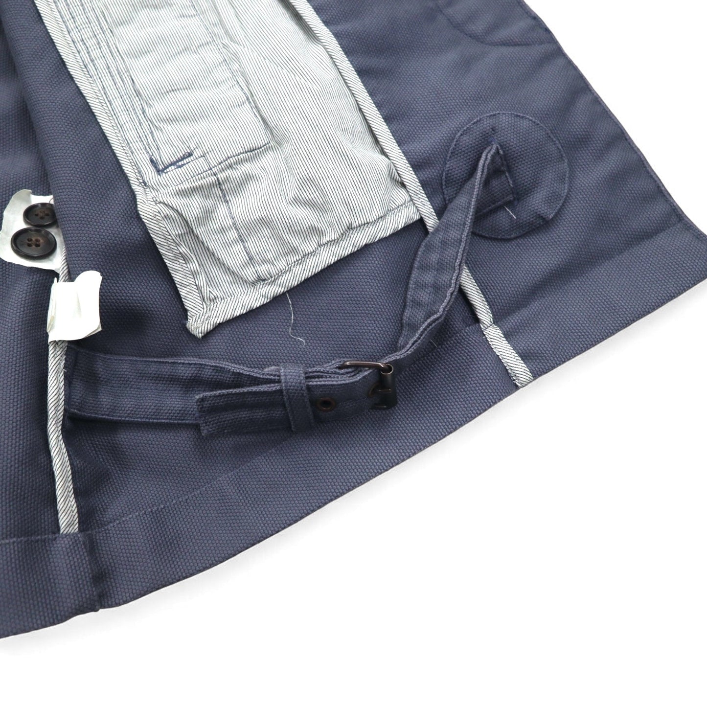 GAP オールドギャップ 00年代 ステンカラーコート L ネイビー コットン フラップポケット 356808 未使用品