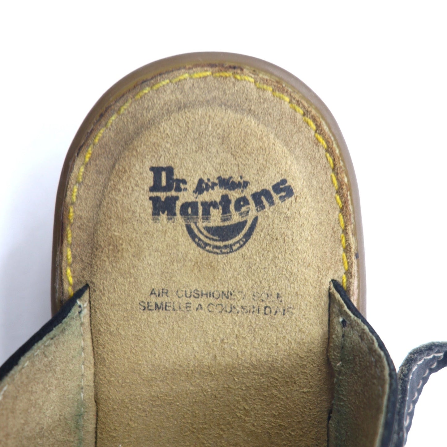 Dr.Martens レザー スライド サンダル 25cm ブラック ロゴ 8A51