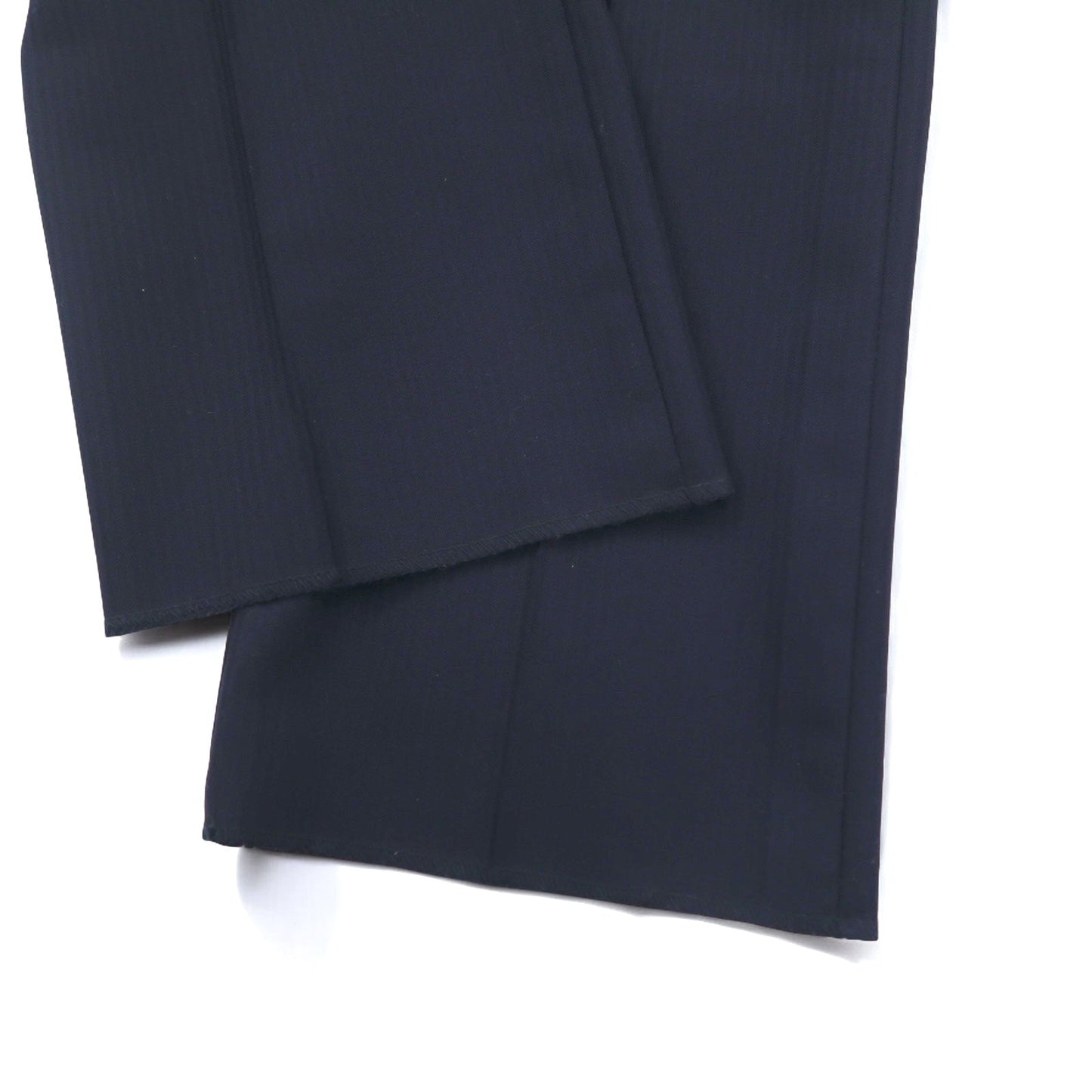 nano universe The 1st Floor スリム ストレッチ スラックス パンツ M ネイビー ストライプ NUF61LP0042H0 未使用品