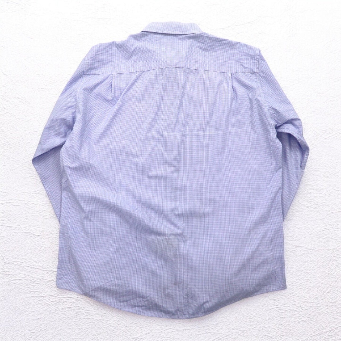 BURBERRY ノバチェック切り替え ドレスシャツ 2XL ブルー ギンガムチェック 現行タグ 胸ポケット