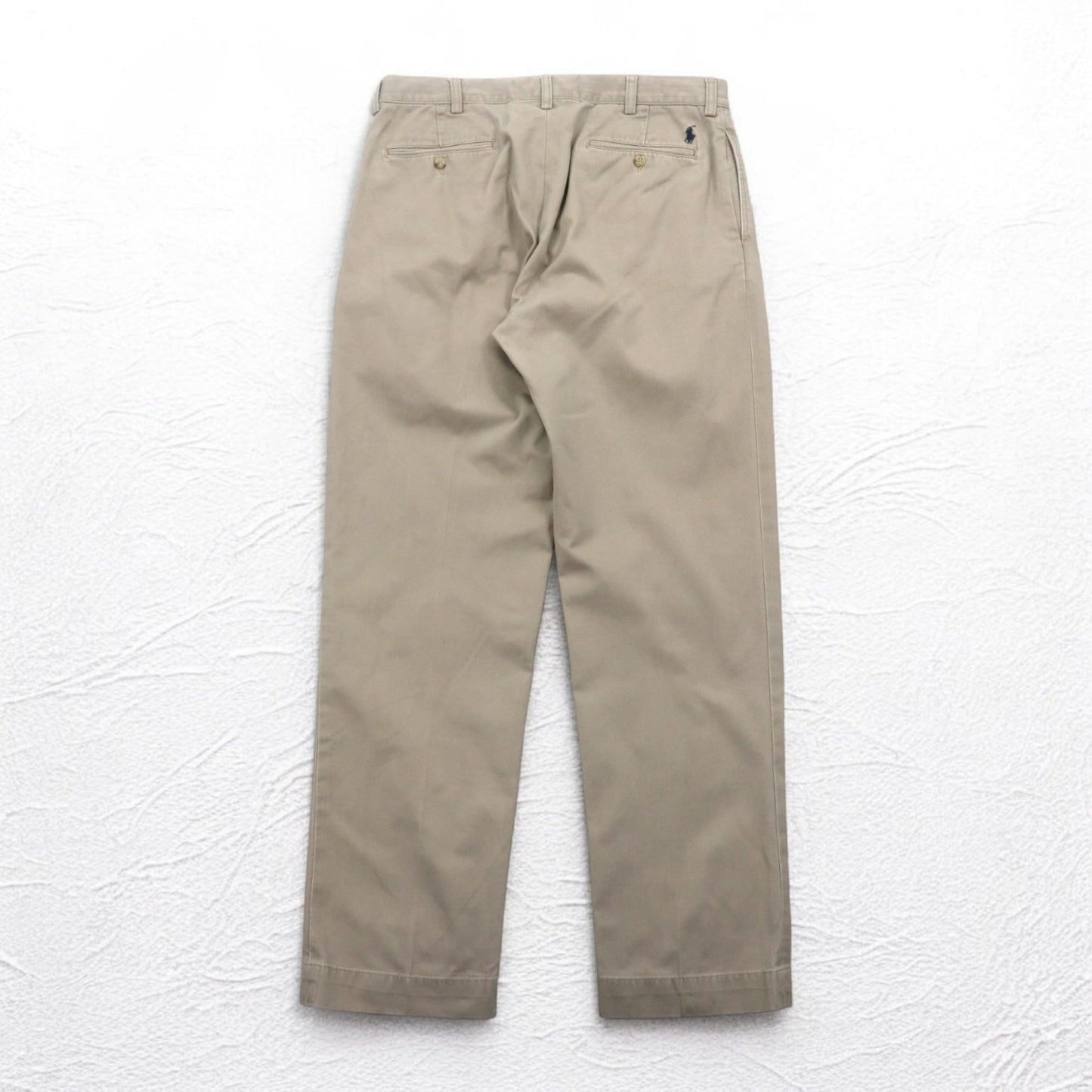Polo by Ralph Lauren 90年代 ポロチノ タック ワイド チノパンツ L ベージュ ETHAN PANT スリランカ製