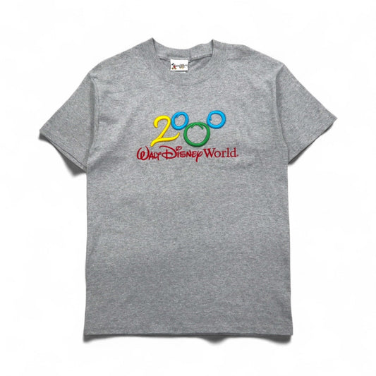 Walt Disney World 00年代 ディズニー ミッキーマウス 2000 ミレニアム Tシャツ M グレー 未使用品