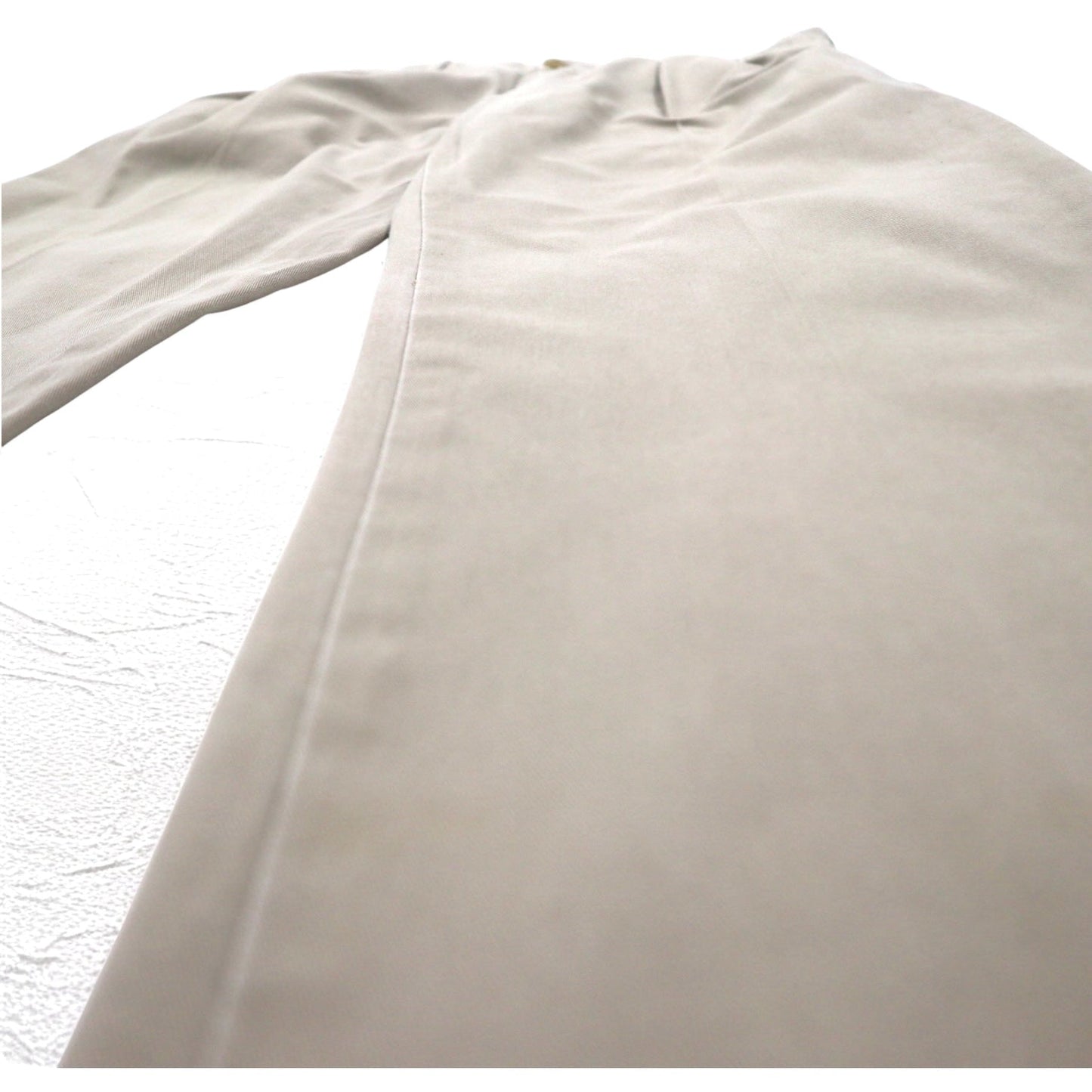 Polo by Ralph Lauren 90年代 ポロチノ タック ワイド チノパンツ L ベージュ ETHAN PANT スリランカ製