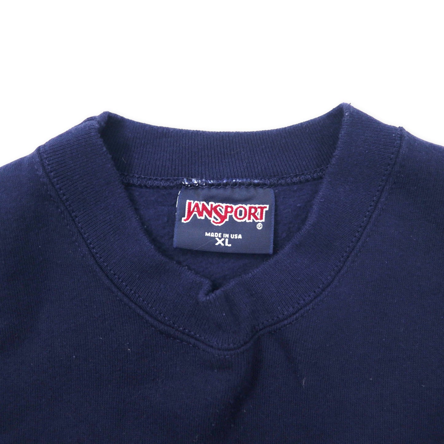 JAN SPORT USA製 90年代 カレッジプリント スウェット XL ネイビー コットン 裏起毛 Penn State Athletics フットボール NITTANY LIONS
