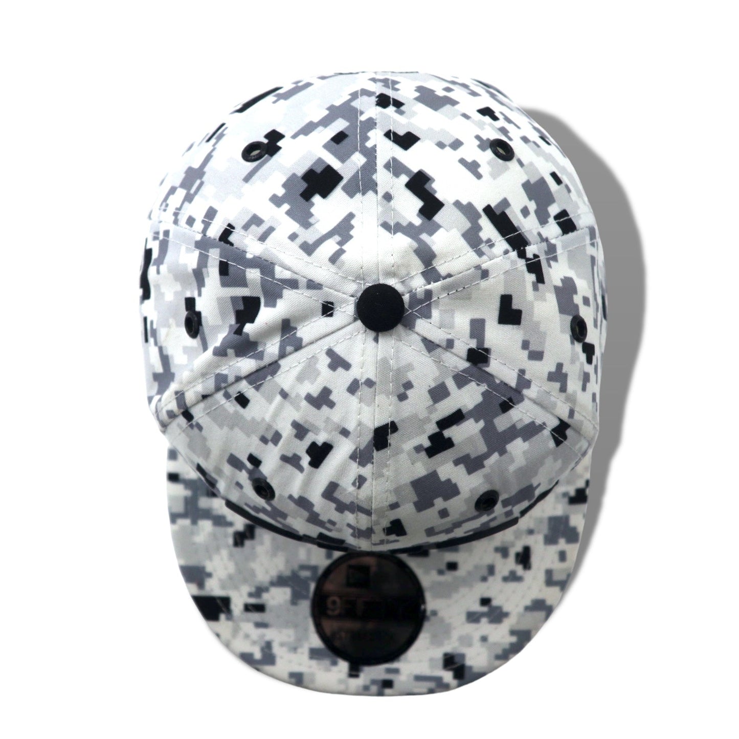 NEW ERA × PXG ベースボールキャップ ONE スナップバック グレー デジタルカモ ポリエステル ロゴプレート FAIRWAY CAMO 9TWENTY CAP