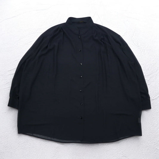 伊太利屋 オーバーシャツ L ブラック ビッグサイズ La Moda GOJI 日本製