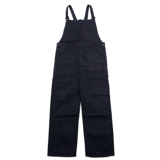 Sonic Lab ( nepenthes 取扱い ) ブラック デニム オーバーオール S ブラック コットン 日本製