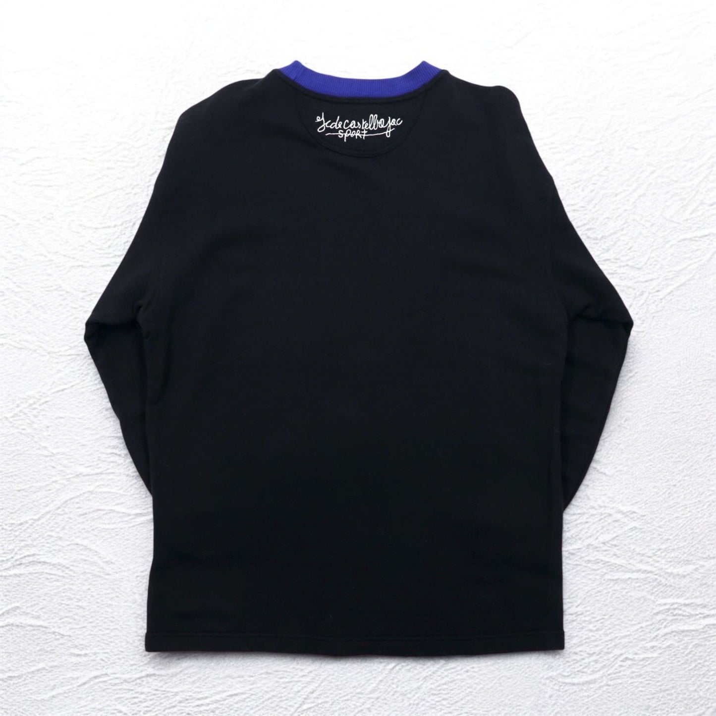 Castelbajac sport 90年代 キャラクタープリント スウェット M ブラック コットン