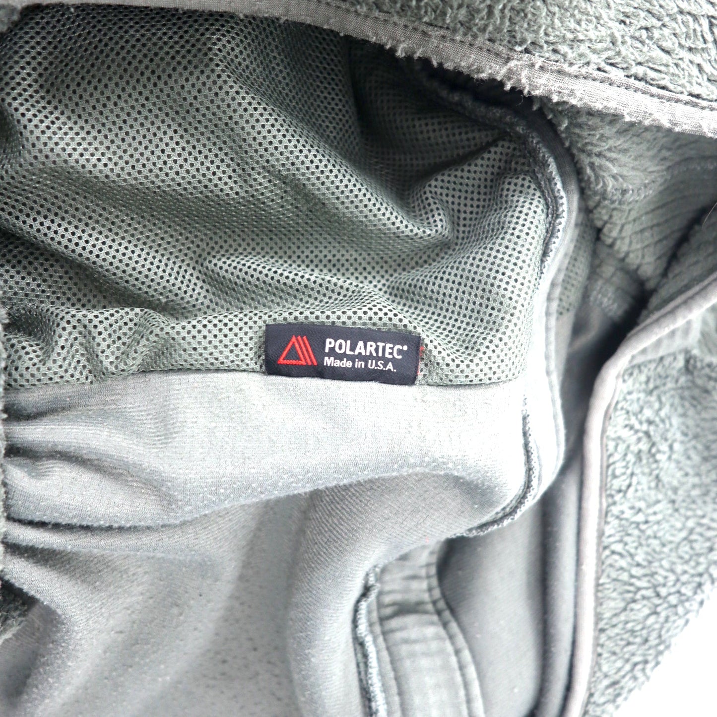 US ARMY ECWCS GENIII POLARTEC フリースジャケット S カーキ ポリエステル ミリタリー 8415-01-538-6739 PECKHAM INC.
