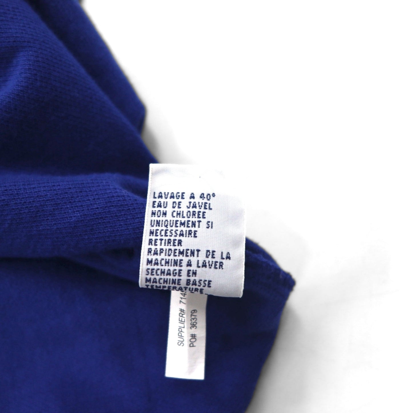 Polo by Ralph Lauren 90年代 SWEDEN ビッグポニー刺繍 ポロシャツ L ブルー コットン 鹿の子 ナンバリング CUSTOM FIT