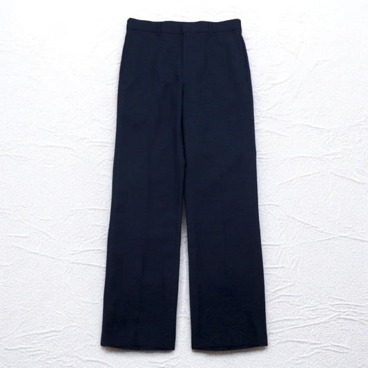 LEVI'S ACTION SUITS 70年代 スタプレ STA-PREST スラックスパンツ L ネイビー ロケットTALONジップ BUSINESS CLASS