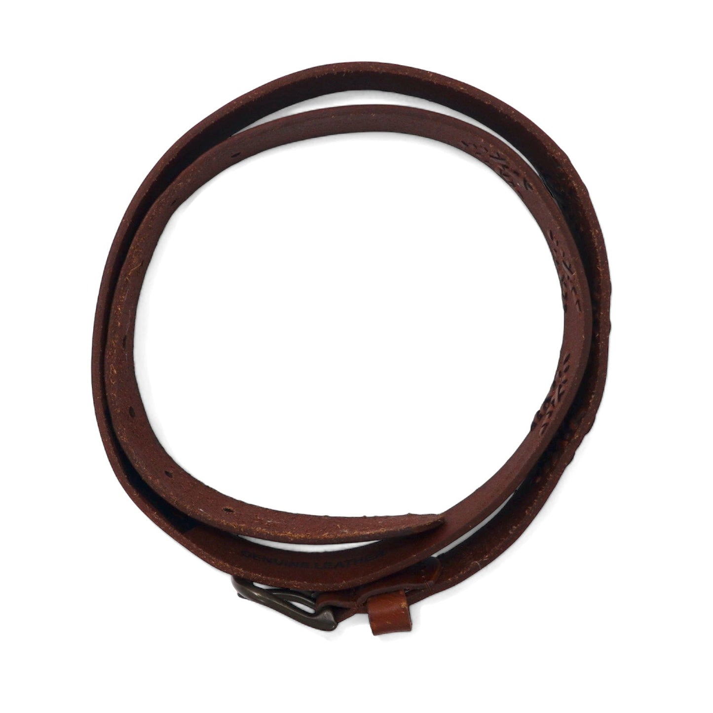 Levi's レザー ベルト M ブラウン 編み込み 13LV1201