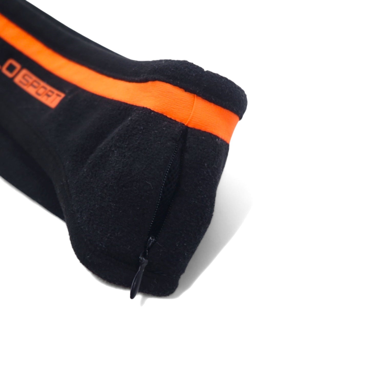 POLO SPORT RALPH LAUREN フリース ヘアバンド S/M ブラック ポリエステル ロゴ