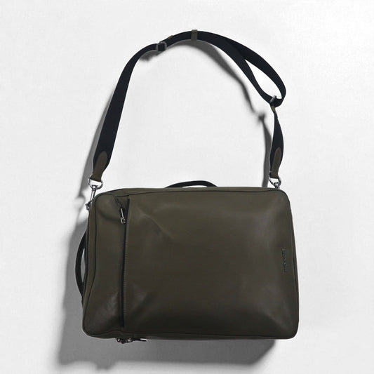 COACH グラハム コンバーチブル 3WAY バックパック ブリーフケース カーキ スムース カーフレザー C6877
