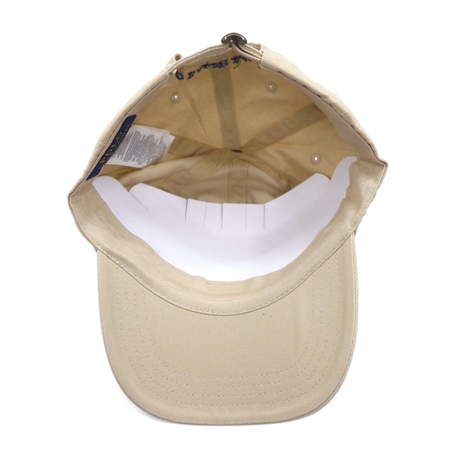 POLO RALPH LAUREN ポロベア ベースボールキャップ ONE ベージュ コットン ロゴ刺繍 710548524004 BSR 未使用品