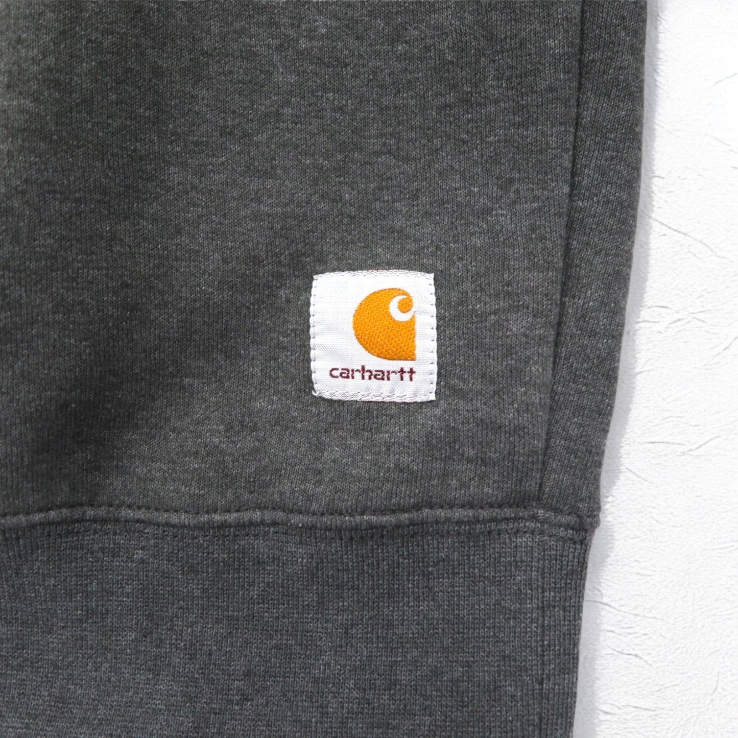 Carhartt ルーズフィット ミッドウェイト クルーネック スウェット 2XL グレー 裏起毛 袖 ルーズフィット ミッドウェイト クルーネック ロゴ 袖 グラフィック スウェットシャツ TS5444 105444 メキシコ製