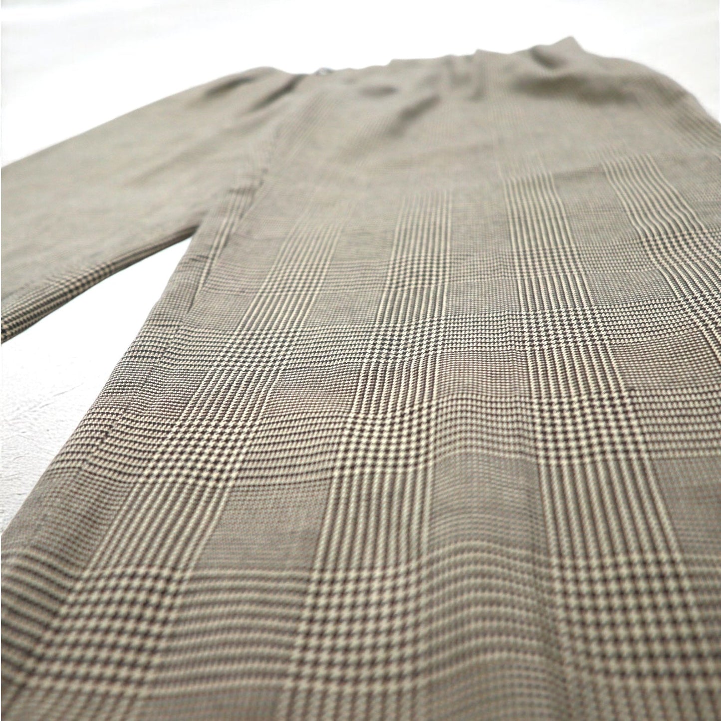 Polo by Ralph Lauren 90年代 タック ワイド スラックスパンツ L グレンチェック サスペンダーボタン