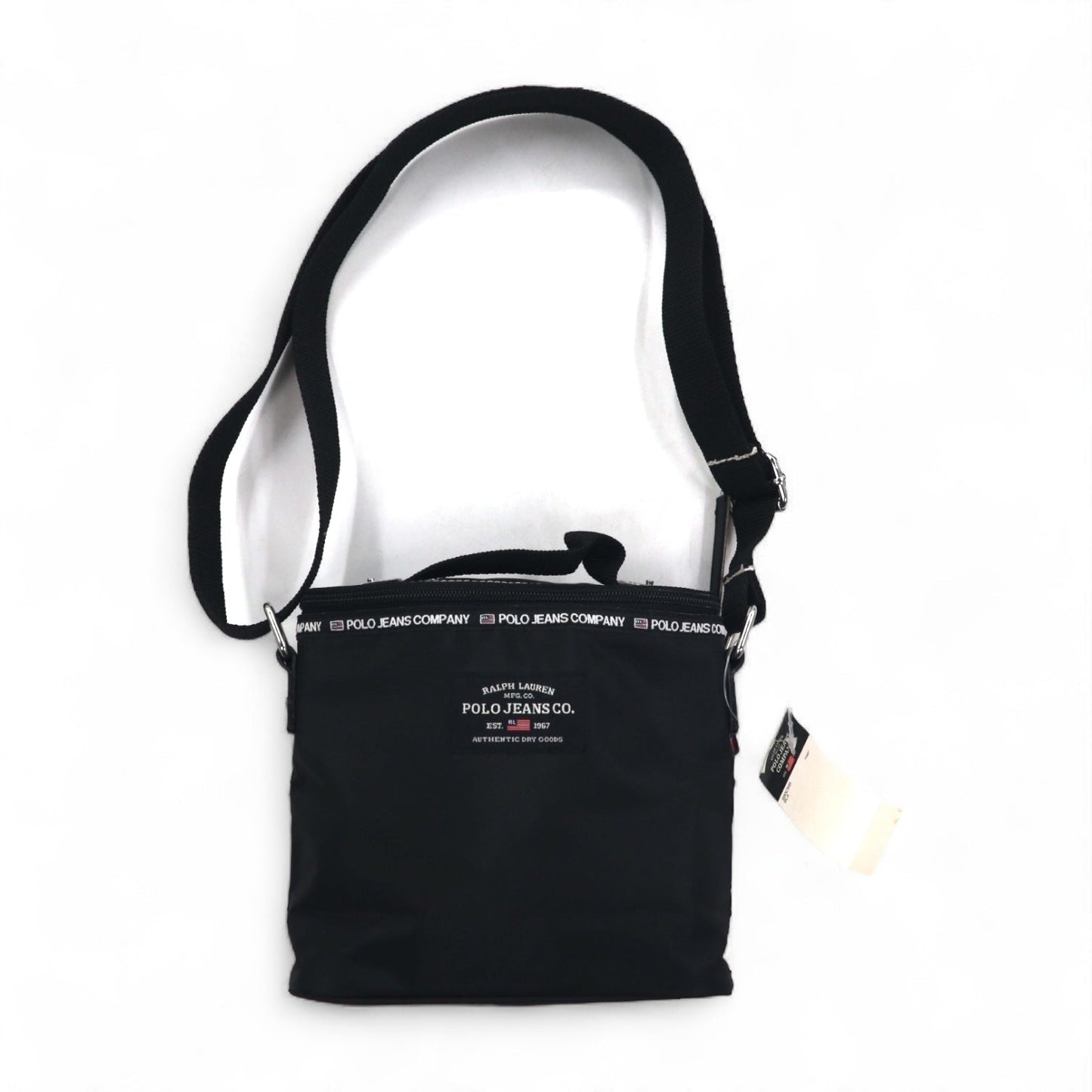 POLO JEANS CO. RALPH LAUREN ショルダーバッグ ブラック ナイロン 未使用品