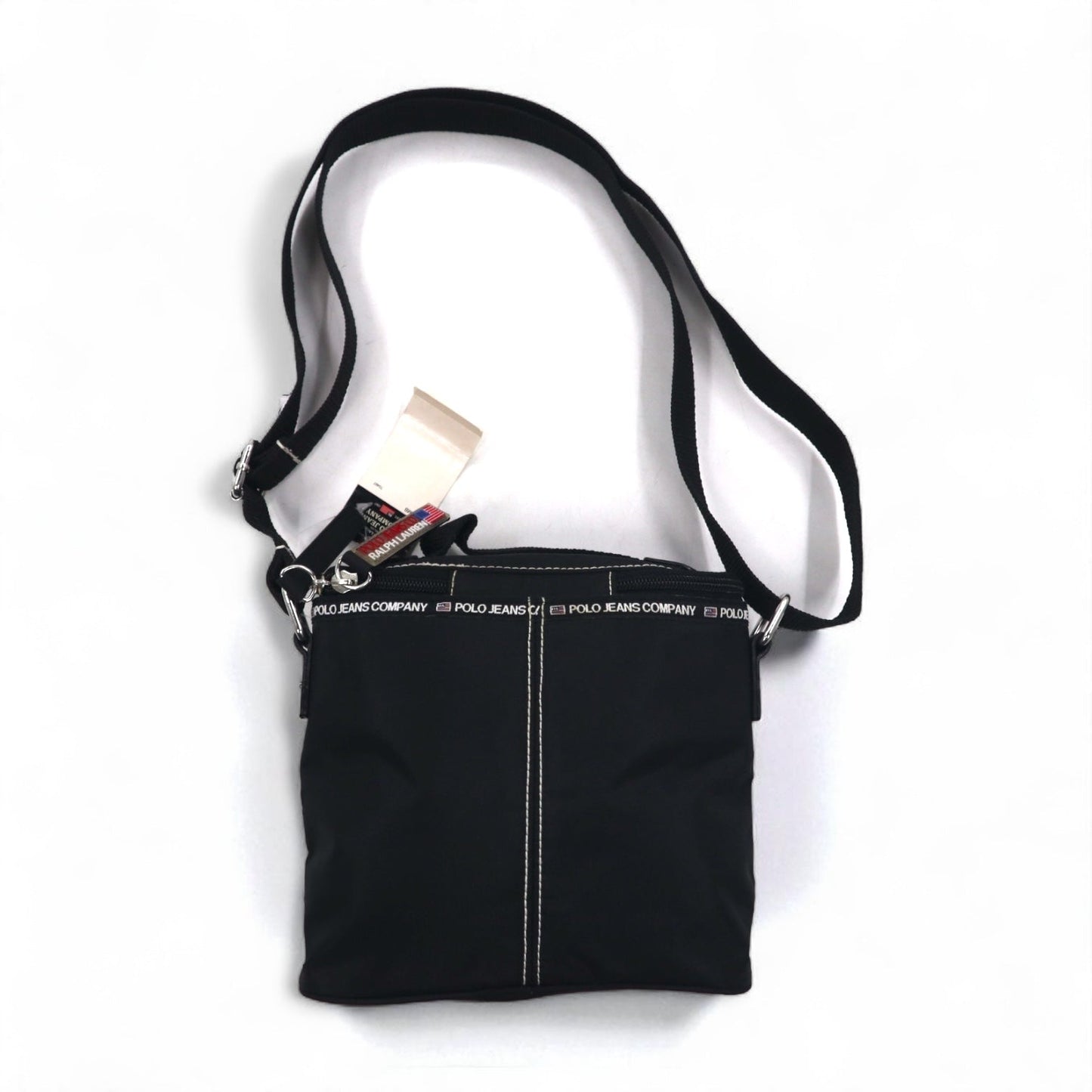 POLO JEANS CO. RALPH LAUREN ショルダーバッグ ブラック ナイロン 未使用品