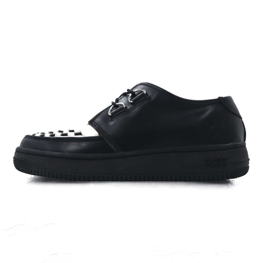 BAPE STA ( A BATHING APE ) × AMBUSH クリーパーシューズ スニーカー 27cm ブラック CREEEPSTA