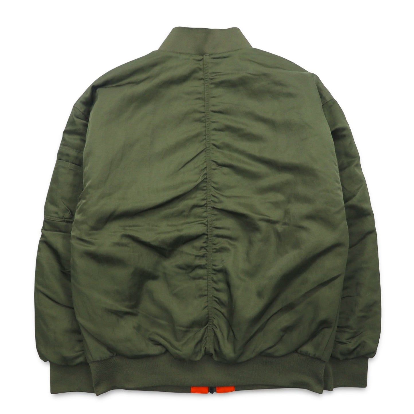 NIKE リバーシブル MA-1 フライト ボンバージャケット S カーキ オレンジ NIKE VRSTY BMBR JKT