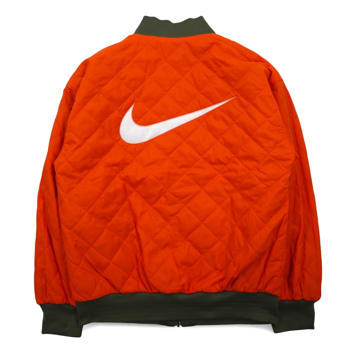 NIKE リバーシブル MA-1 フライト ボンバージャケット S カーキ オレンジ NIKE VRSTY BMBR JKT