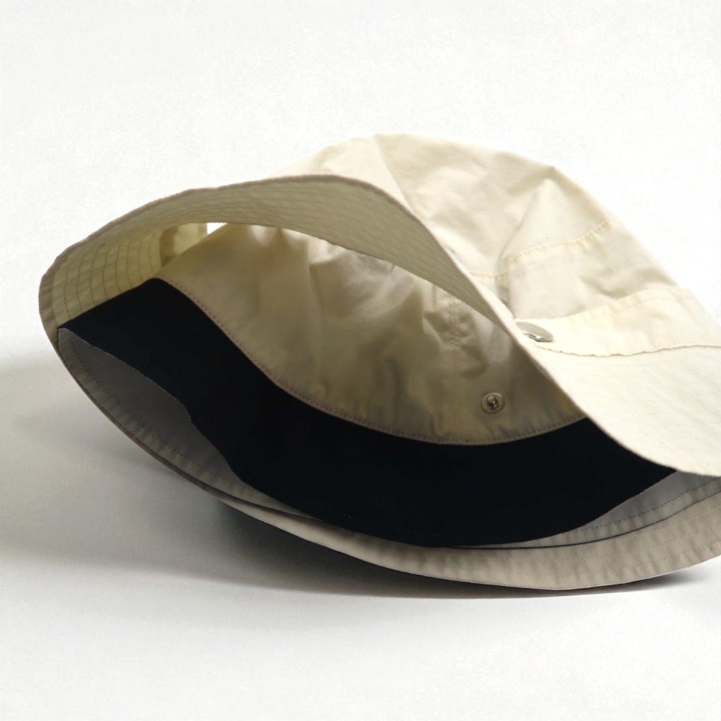 KIJIMA TAKAYUKI 2WAY バケットハット 57cm アイボリー コットン W-232630 日本製