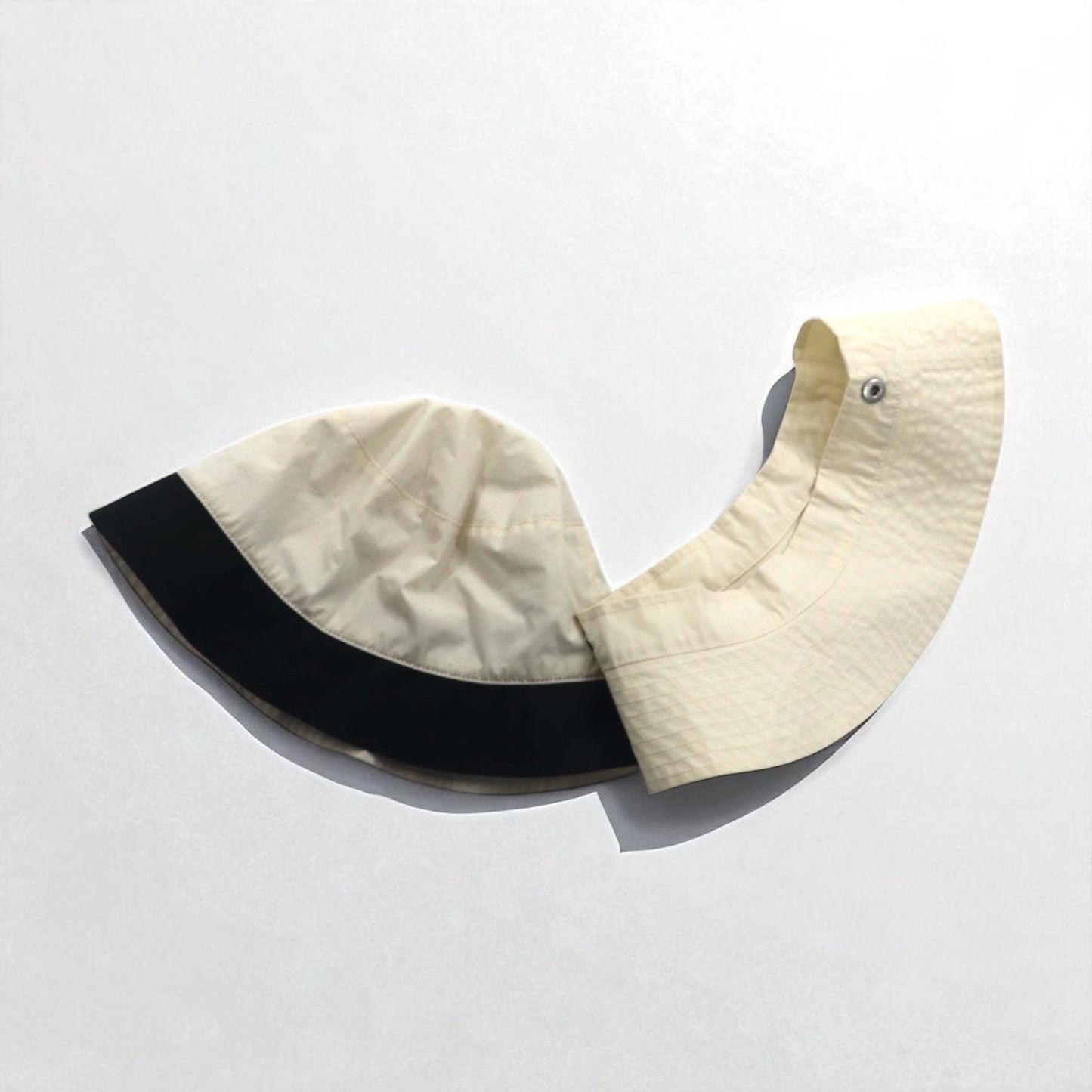 KIJIMA TAKAYUKI 2WAY バケットハット 57cm アイボリー コットン W-232630 日本製