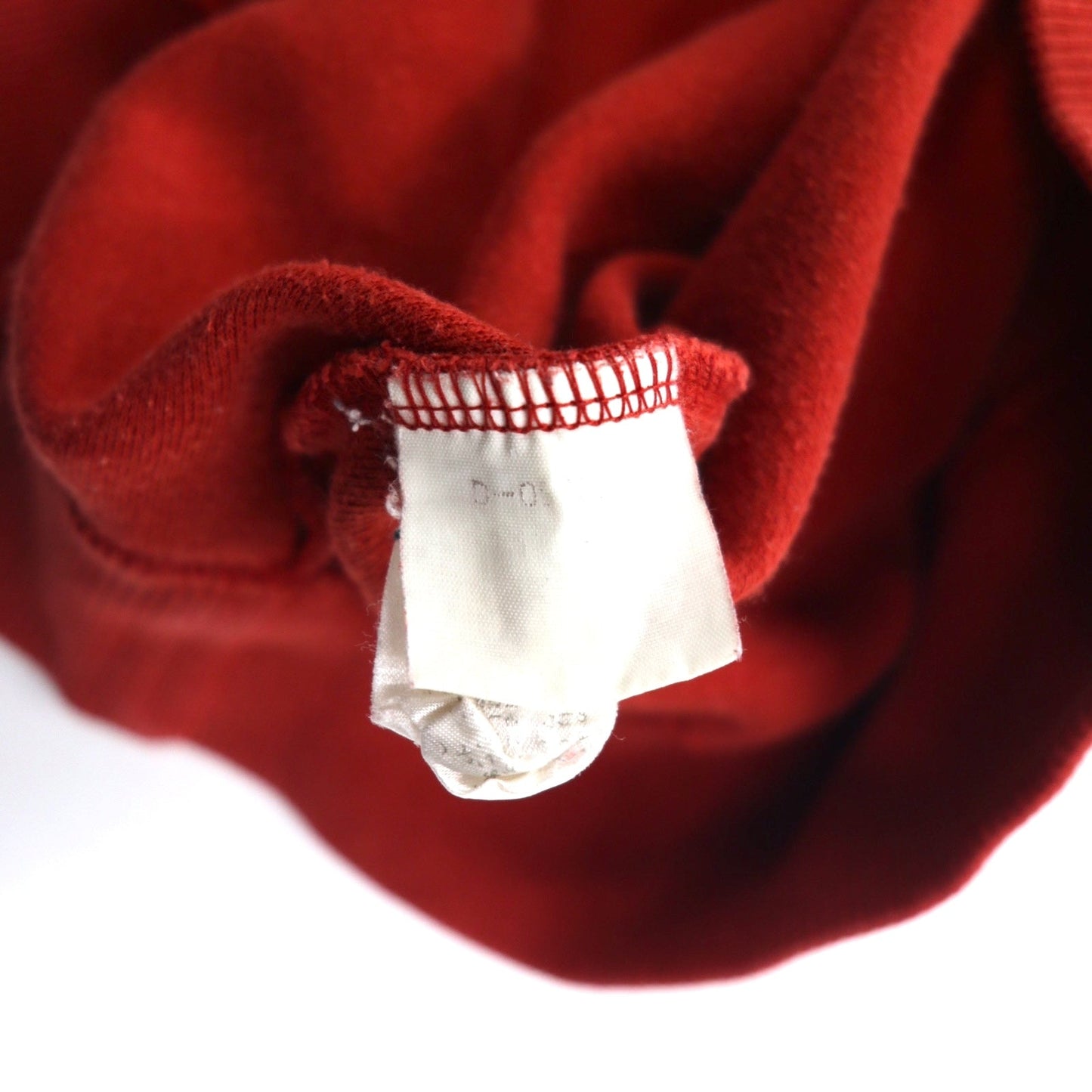 Mr.JUNKO 90年代 スウェット L レッド ブラック バイカラー コットン ロゴ刺繍 日本製