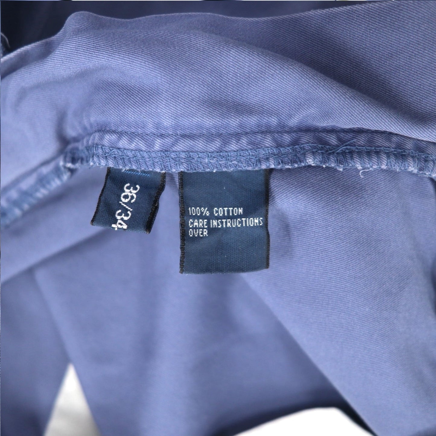 Polo by Ralph Lauren 90年代 タック ワイド チノパンツ L ブルー コットン HAMMOND PANT