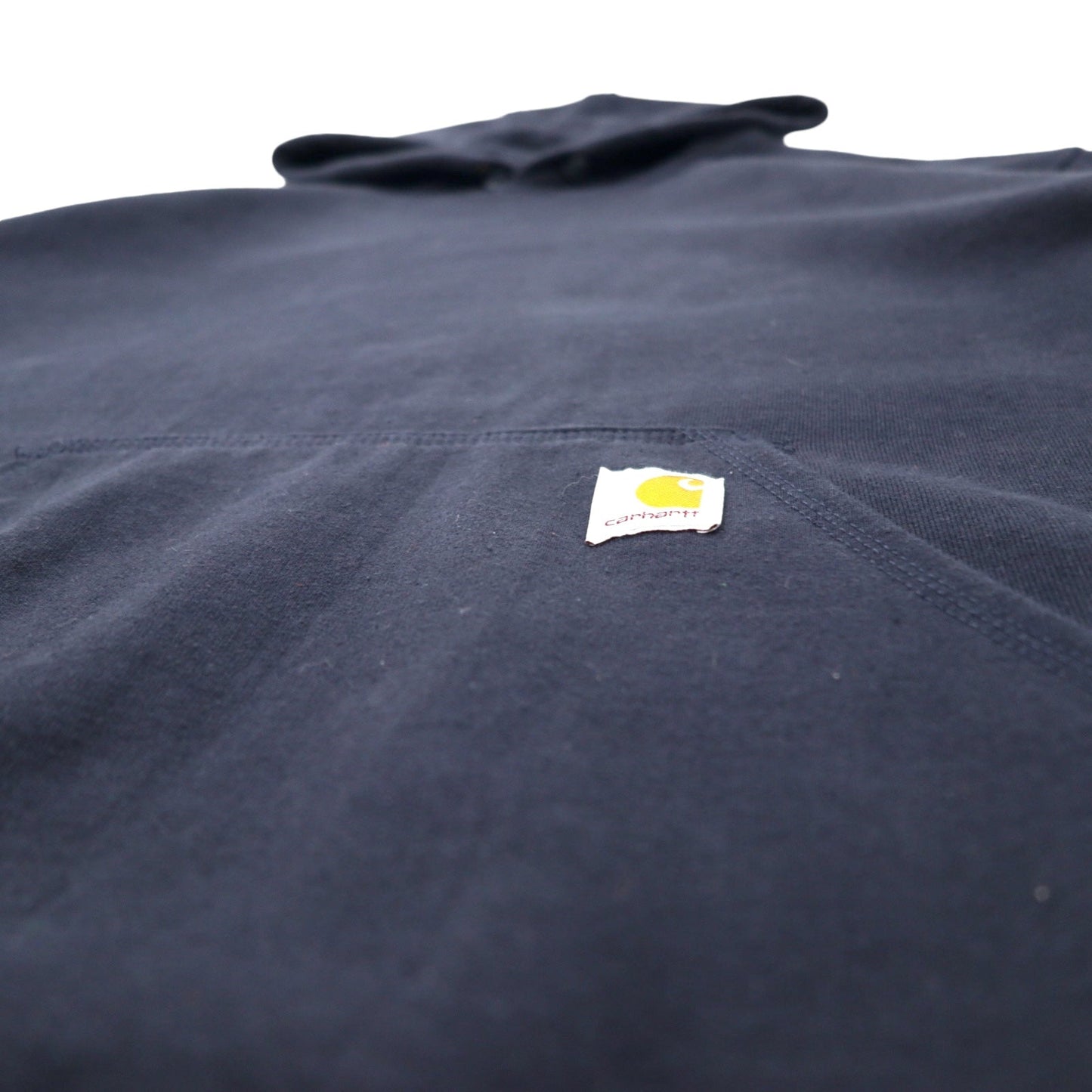 carhartt ルーズフィット プルオーバーパーカー 2XL ネイビーコットン裏起毛 MIDWEIGHT PO HOODIE K121-472