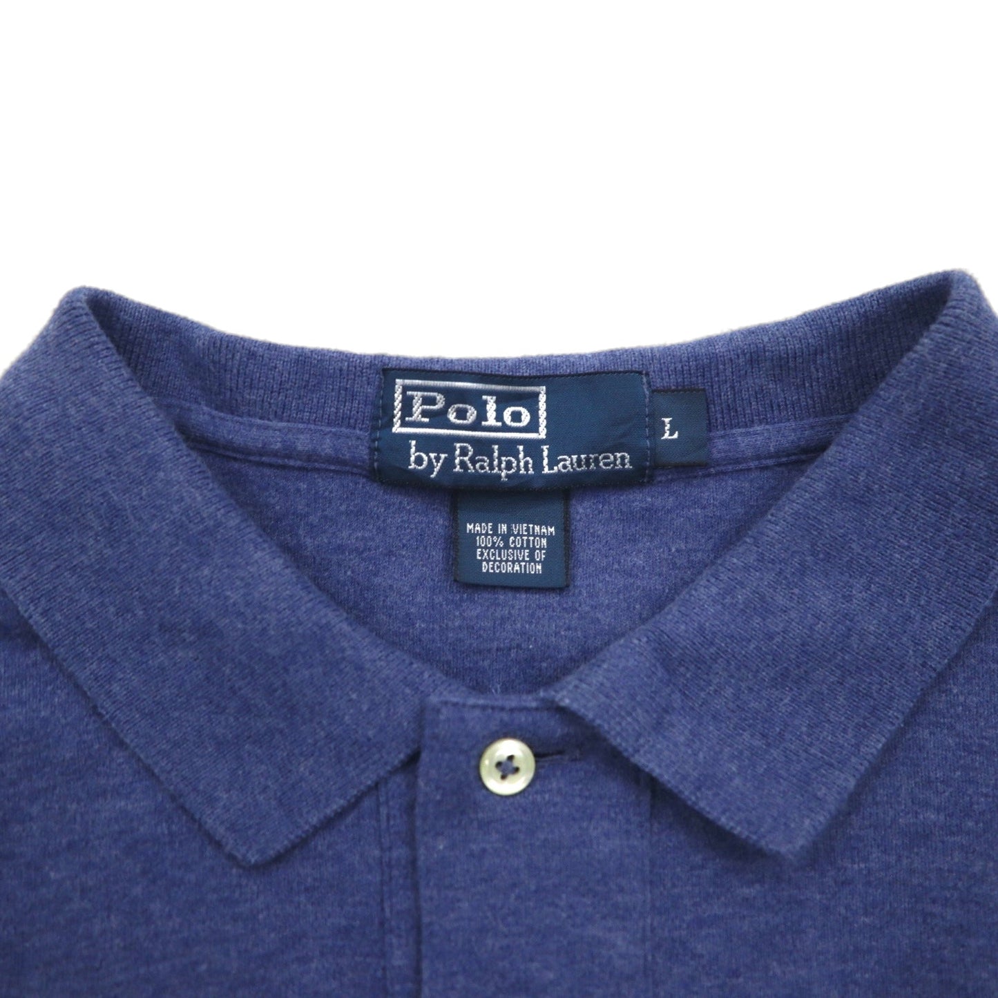 Polo by Ralph Lauren 90年代 ポロシャツ L ネイビー コットン スモールポニー刺繍