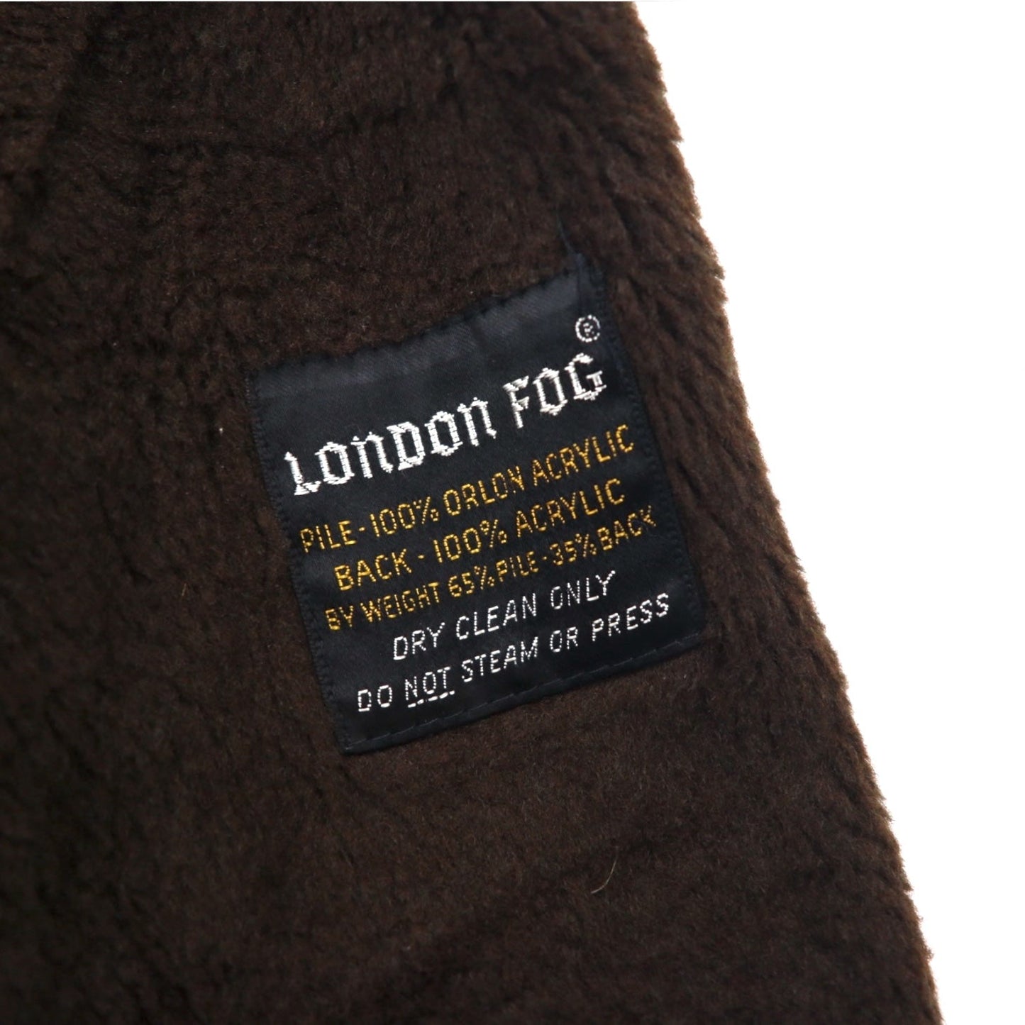 LONDON FOG ステンカラー トレンチコート XL ベージュ 比翼 エポレット ファーライナー着脱式 ベルト付き