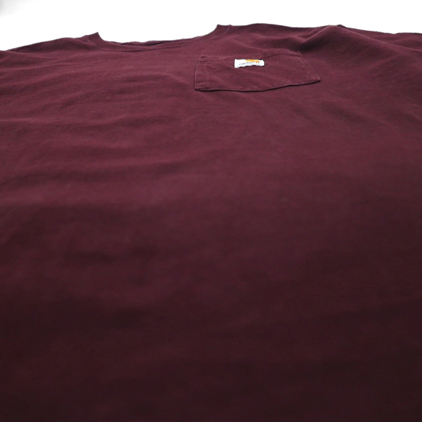carhartt ルーズフィット LOOSE FIT ポケット Tシャツ XL ボルドー コットン ホンジュラス製