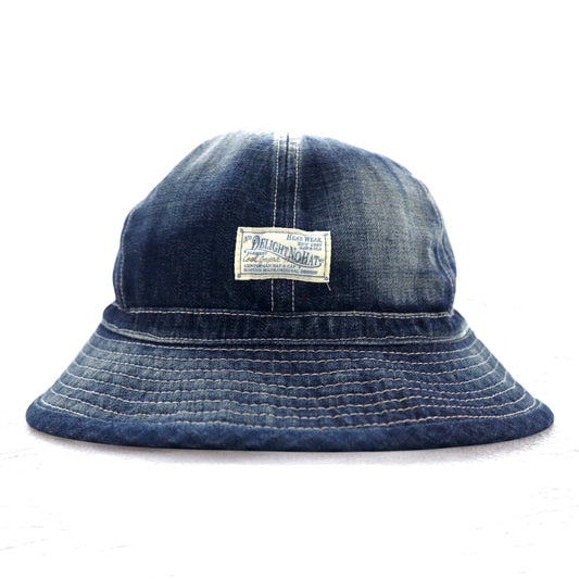 CA4LA GENTS セルビッヂ デニム バケットハット メトロハット FREE インディゴ ブルー 赤耳 ヴィンテージ加工 TSU00472 日本製