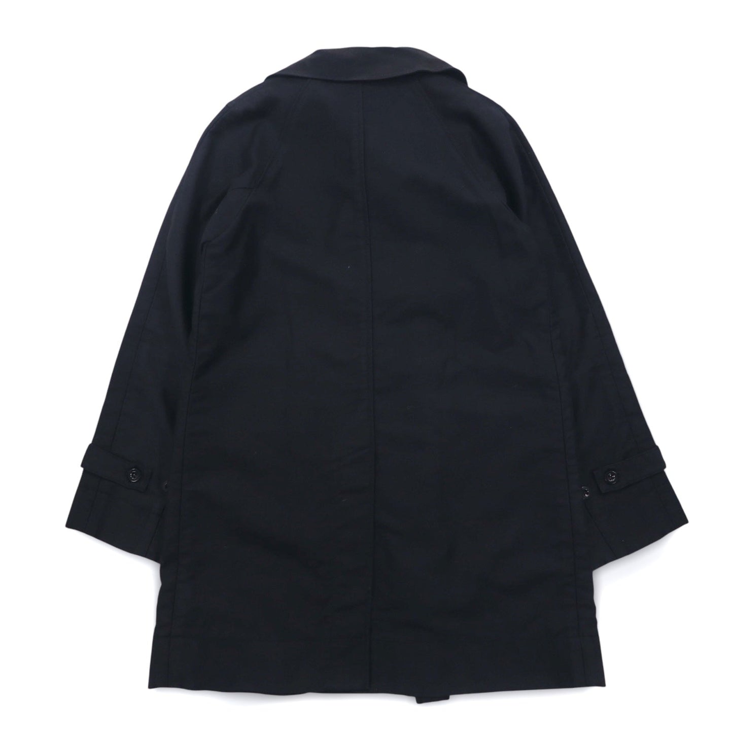 Kempel × 乱痴気 ( LANTIKI ) ヨーロピアンユニオン EU製 ダブルブレスト ワークコート L ブラック コットン