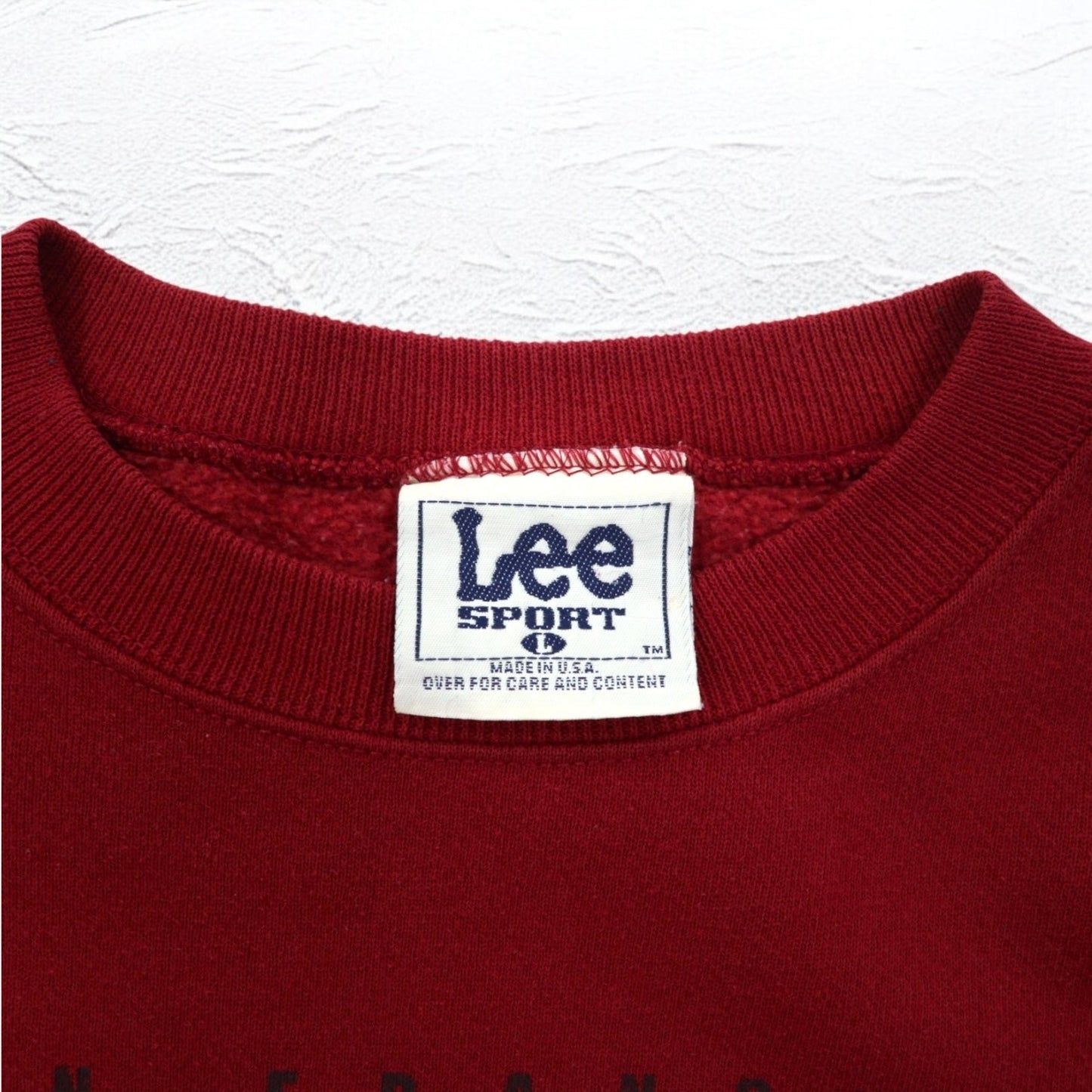 Lee USA製 90年代 NFL プリント スウェット L レッド 裏起毛 フットボール San Francisco 49ers