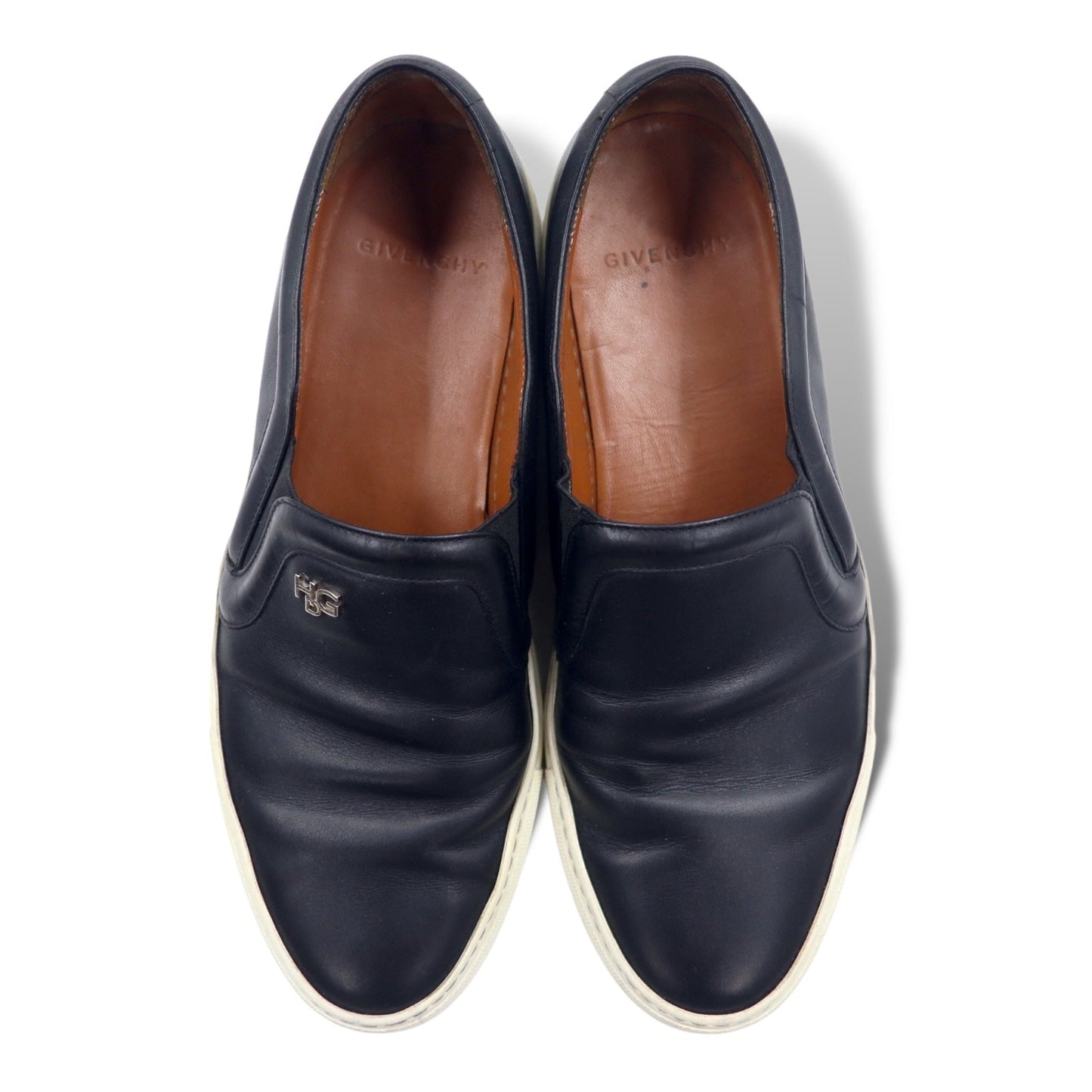 GIVENCHY イタリア製 レザー スリッポン スニーカー 24.5cm ブラック