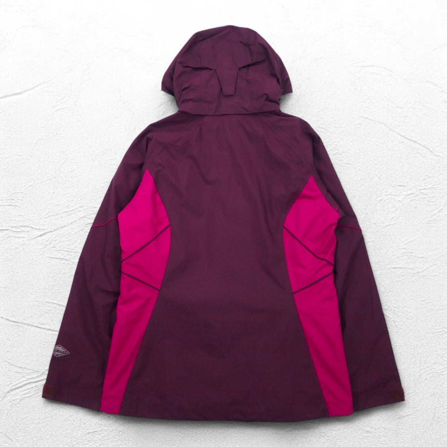 Columbia オムニテック OMNI-TECH 防水 マウンテンパーカー S パープル フード着脱式 Bugaboo Parka WL7109