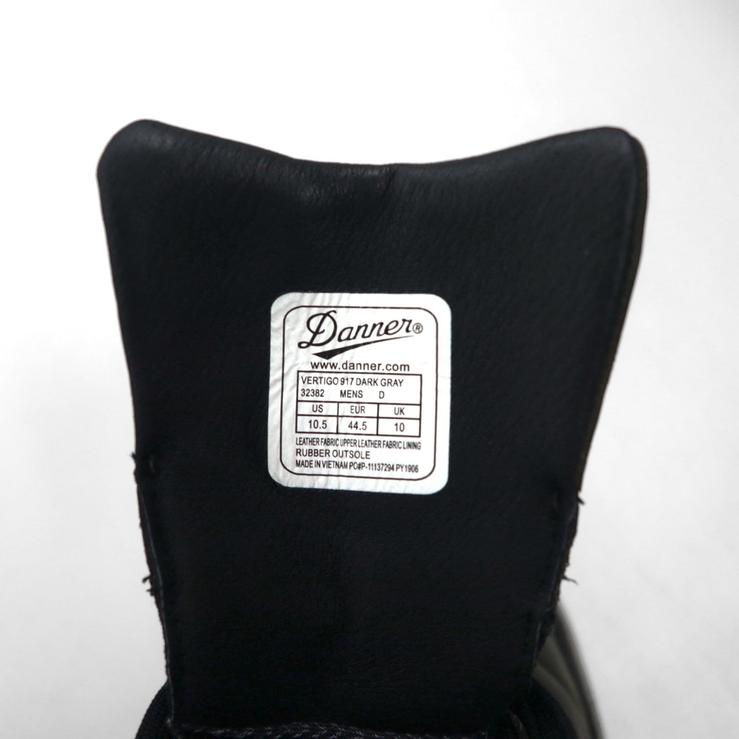 Danner ゴアテックス GORE-TEX バーティゴ VERTIGO サイドゴア トレッキングブーツ 28.5cm ブラック  防水 vibramソール 32382