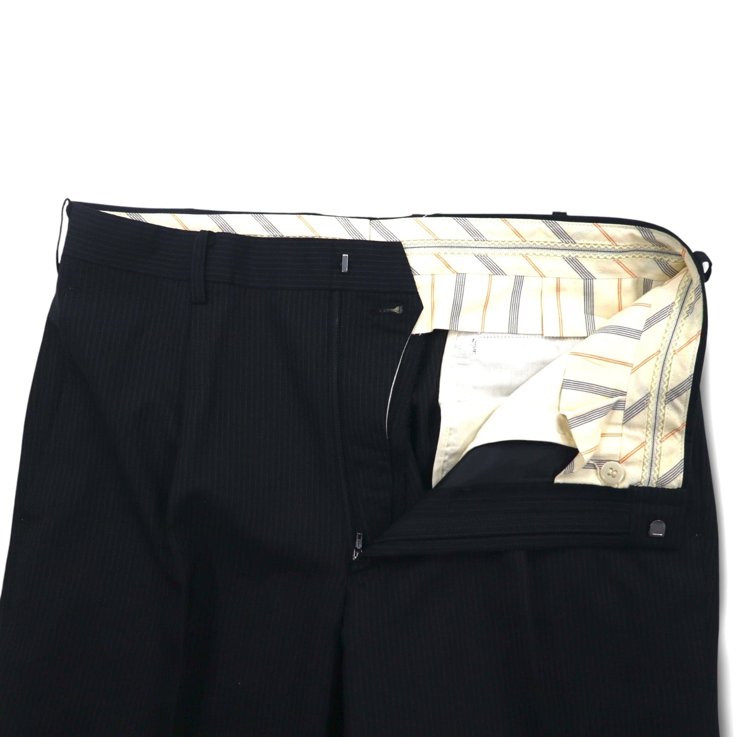 Ermenegildo Zegna 2B スーツ セットアップ M グレー ストライプ ウール COOL EFFECT 日本製