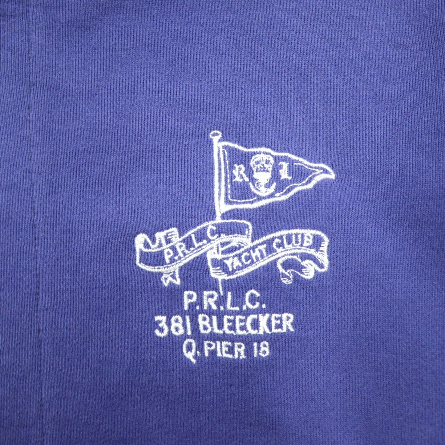 Polo by Ralph Lauren フルジップパーカー M ブルー コットン P.R.L.C 381 BLEECKER