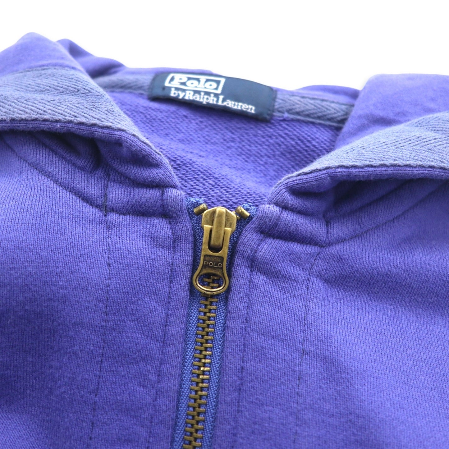 Polo by Ralph Lauren フルジップパーカー M ブルー コットン P.R.L.C 381 BLEECKER